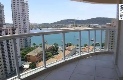 Apartamento com 3 dormitórios, 186 m² - venda por r$ 2.300.000,00 ou aluguel por r$ 15.000,00/mês - ponta da praia - santos/sp