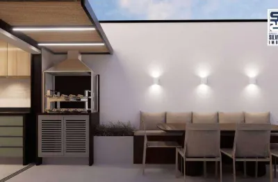 Cobertura com 4 dormitórios à venda, 370 m² por r$ 4.290.000,00 - ponta da praia - santos/sp