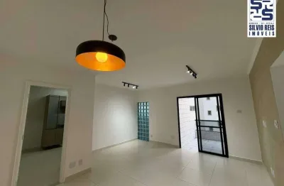 Apartamento com 2 dormitórios para alugar, 105 m² por r$ 5.500,00/mês - ponta da praia - santos/sp