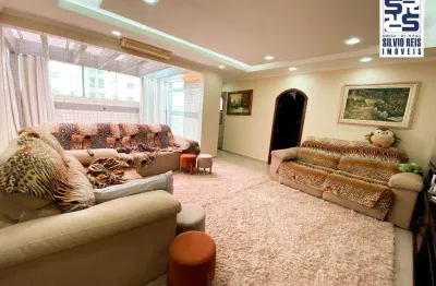 Cobertura com 5 dormitórios, 353 m² - venda por r$ 2.750.000,00 ou aluguel por r$ 15.000,00/mês - embaré - santos/sp