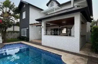 Casa em condomínio fechado com 5 quartos para alugar na alameda terras altas, 310, tamboré, santana de parnaíba por r$ 32.000
