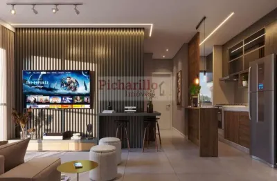 Apartamento para venda em são carlos, jardim lutfalla, 1 dormitório, 1 banheiro, 1 vaga