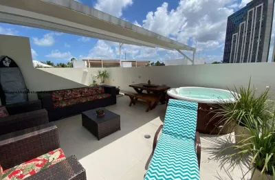 Cobertura para venda em parnamirim, cotovelo (distrito litoral), 2 dormitórios, 1 suíte, 1 banheiro, 1 vaga