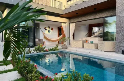 Casa em condomínio para venda em parnamirim, pium (distrito litoral), 4 dormitórios, 2 suítes, 4 banheiros, 4 vagas
