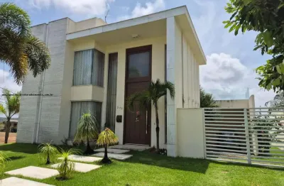 Casa em condomínio para venda em parnamirim, pium (distrito litoral), 4 dormitórios, 4 suítes, 5 banheiros, 4 vagas