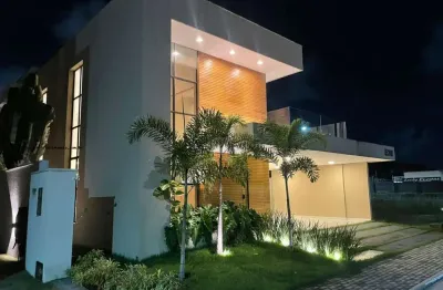 Casa em condomínio para venda em natal, candelária, 4 dormitórios, 4 suítes, 5 banheiros, 4 vagas