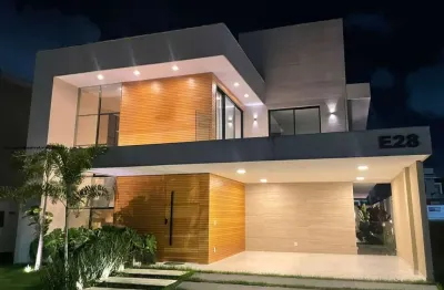 Casa em condomínio para venda em natal, candelária, 4 dormitórios, 4 suítes, 5 banheiros, 4 vagas