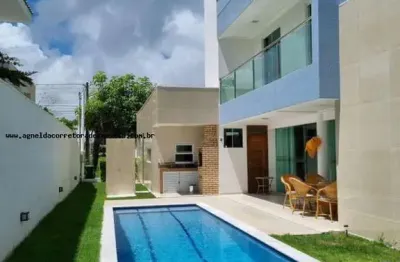 Casa em condomínio para venda em parnamirim, pium (distrito litoral), 3 dormitórios, 2 suítes, 4 banheiros, 4 vagas