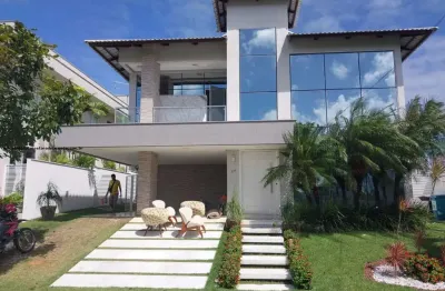 Casa em condomínio para venda em parnamirim, pium (distrito litoral), 6 dormitórios, 4 suítes, 5 banheiros, 2 vagas