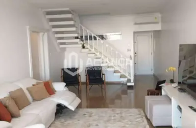Ja-cobertura com 3 dormitórios à venda, 311 m² - aparecida - santos/sp