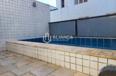 Cobertura com 2 dormitórios para alugar, 110 m² por r$ 5.0500,00/mês - gonzaga - santos/sp