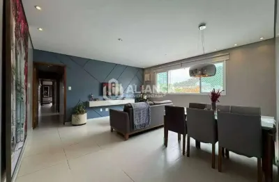 Apartamento à venda com 2 dormitórios à venda, 84 m² por r$ 659.000 - marapé - santos/sp