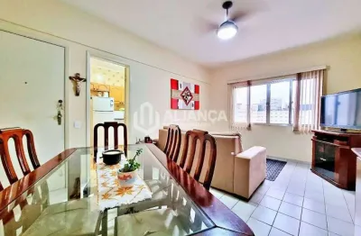 2 dormitórios, 2 banheiros, 1 vaga - campo grande - santos/sp