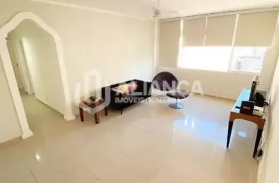 Apartamento 2 dormitórios, 1 vaga, pé na areia - josé menino - santos/sp