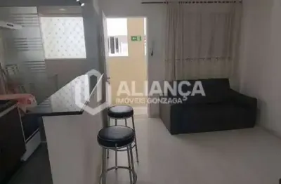 Apartamento com 1 quarto para alugar no Gonzaga, Santos 