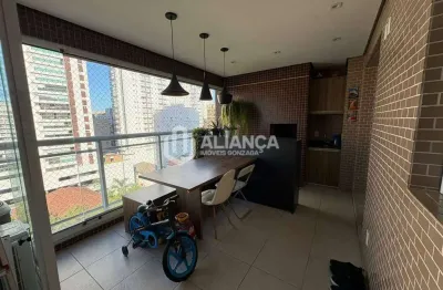 Apartamento com 3 quartos à venda na Rua Euclides da Cunha, Pompéia, Santos
