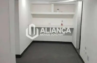 Sala comercial com 3 salas para alugar no Gonzaga, Santos 
