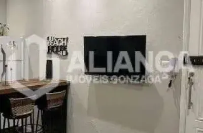 Apartamento com 1 quarto para alugar no José Menino, Santos 