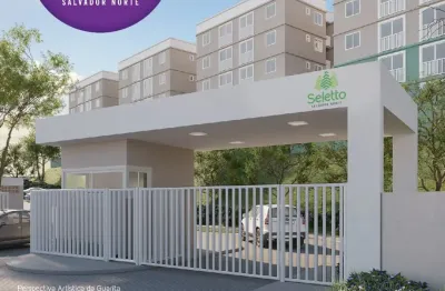 Selleto salvador norte apartamento 2/4 sala com 1 vaga