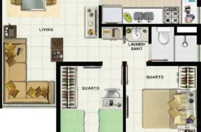 Apartamento com 2 quartos à venda na Rua Ipupiara, 1, Jardim das Margaridas, Salvador