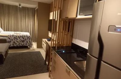 Edificio barra premium. apartamento studio mobiliado