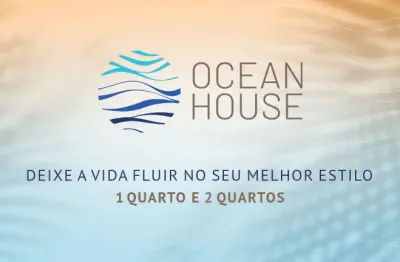 Ocean house - apartamento 1/4 sala e 1 vaga na praia de jaguaribe