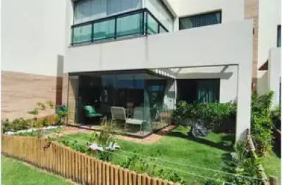 Village 3/4 suíte com 1 vaga mobiliado localizado na praia das ondas pé na areia