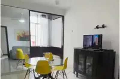 Apartamento à venda 2 quartos na pituba, mobiliado, armários, vista mar e nascente total