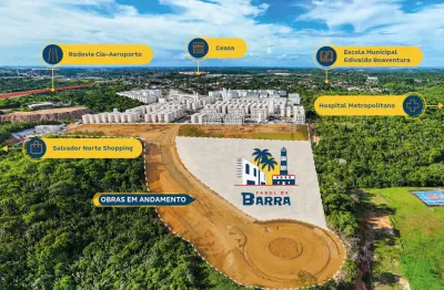 Tenda - farol da barra apartamento com 2 quartos à venda em areia branca