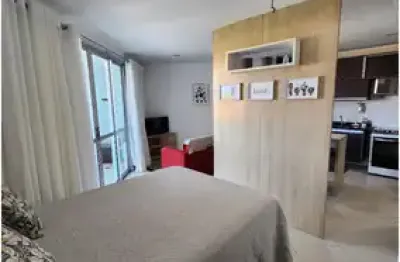 Lindo STUDIO, Mundo Plaza, mobilhado e decorado 48m² com 1 vaga