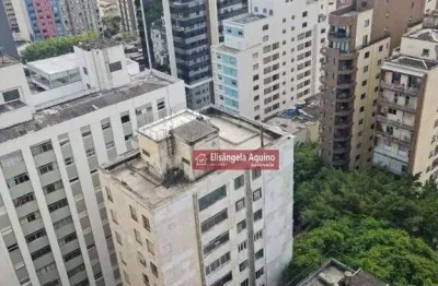 Kitnet com 1 dormitório à venda, 34 m² por r$ 380.000 - santa cecília - são paulo/sp