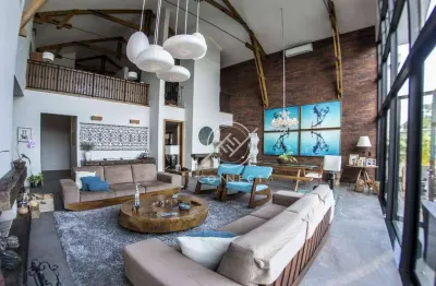 Casa com 4 dormitórios à venda, 525 m² por r$ 5.500.000,00 - tamboré 10 - santana de parnaíba/sp