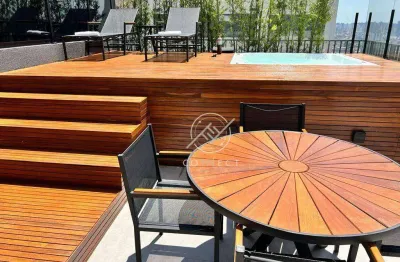 Cobertura com 1 dormitório à venda, 123 m² por r$ 1.699.000,00 - brás - são paulo/sp