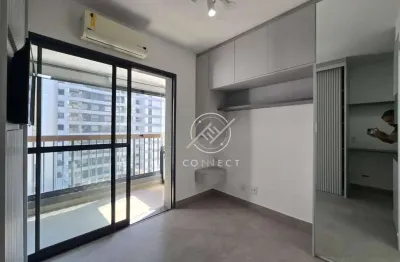 Apartamento com 1 dormitório para alugar, 26 m² por r$ 3.450,00/mês - brooklin - são paulo/sp
