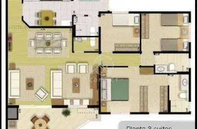 Apartamento com 4 dormitórios à venda, 122 m² por r$ 1.600.000,00 - tamboré - santana de parnaíba/sp