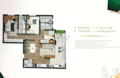 Apartamento com 3 dormitórios à venda, 94 m² por r$ 1.400.000,00 - alphaville empresarial - barueri/sp