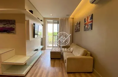 Apartamento com 1 dormitório para alugar, 45 m² por r$ 5.050/mês - tamboré - santana de parnaíba/sp