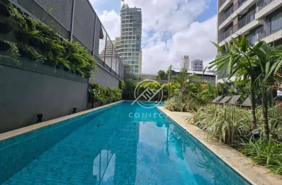 Apartamento com 1 dormitório à venda, 24 m² por r$ 310.000,00 - brooklin - são paulo/sp