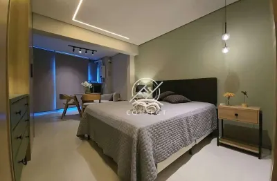 Apartamento com 1 dormitório para alugar, 32 m² por r$ 6.100,00/mês - brooklin - são paulo/sp