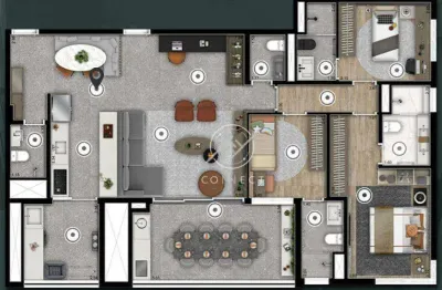 Apartamento com 3 dormitórios à venda, 130 m² por r$ 2.180.000,00 - brooklin - são paulo/sp