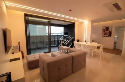 Apartamento com 1 dormitório para alugar, 78 m² por r$ 10.800,00/mês - brooklin - são paulo/sp