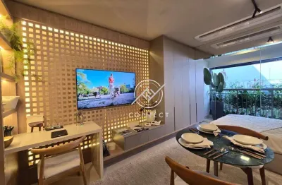 Apartamento com 1 dormitório à venda, 29 m² por r$ 390.000,00 - chácara santo antônio - são paulo/sp