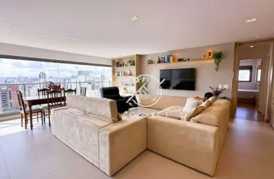 Apartamento com 3 dormitórios à venda, 143 m² por r$ 3.700.000 - campo belo - são paulo/sp
