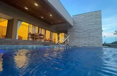 Casa com 4 dormitórios à venda, 640 m² por r$ 7.000.000 - loteamento novo aquiraz - aquiraz/ce