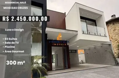 Sobrado de condomínio com 3 quartos, cidade parquelandia, mogi das cruzes - r$ 2.45 mi, cod: 237