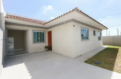 Casa de esquina 3 quartos (nova) no veneza, fazenda rio grande - aceita 