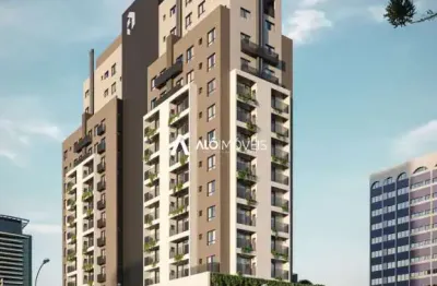 Apartamento com 1 quarto à venda na avenida república argentina, 1793, água verde, curitiba por r$ 328.200