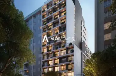 Apartamento com 1 quarto à venda na rua atílio bório, 144, cristo rei, curitiba por r$ 224.200