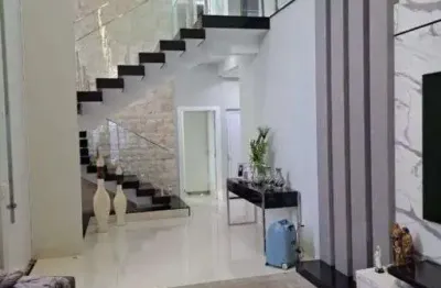 Sobrado a venda com 4 suítes mobiliado em residencial anaville - anápolis - go
