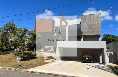 Casa no condomínio fazenda imperial, 5 suítes e piscina aquecida!